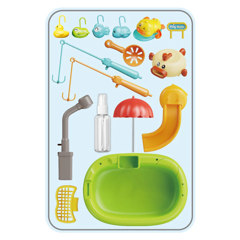 ست بازی سینک آبی کودک مدل Fun Water Park – مدل DYD‑0777A - Image 3