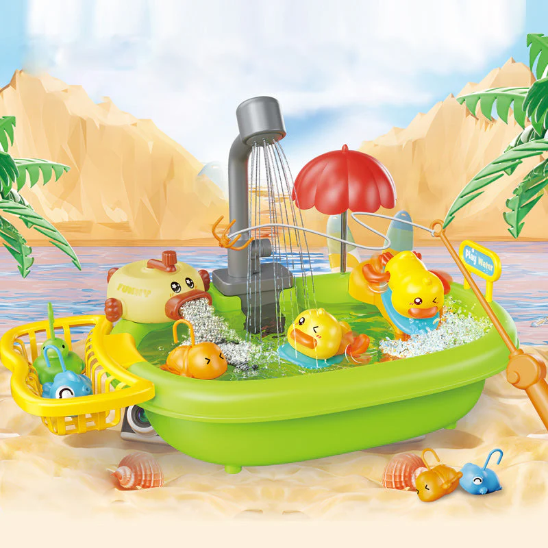 ست بازی سینک آبی کودک مدل Fun Water Park – مدل DYD‑0777A - Image 2