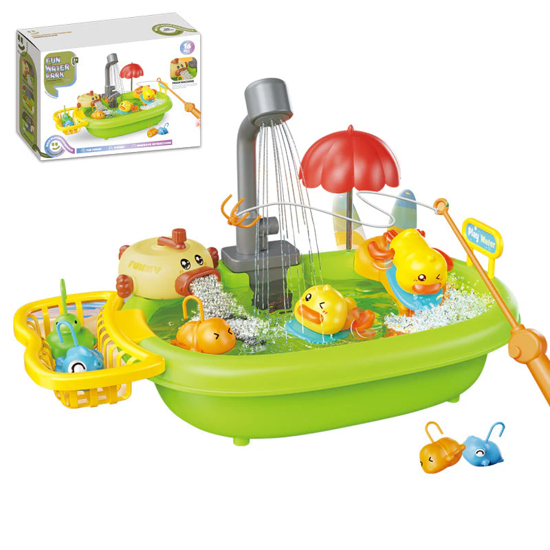 ست بازی سینک آبی کودک مدل Fun Water Park – مدل DYD‑0777A