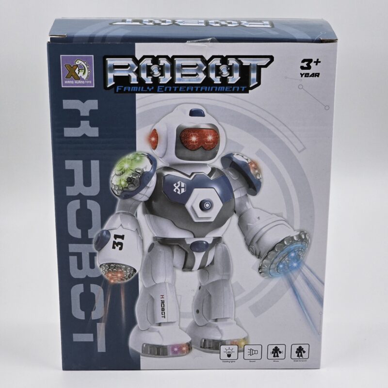 ربات متحرک الکتریکی ایکس ربات (X Robot) چراغ دار و موزیکدار حرکتی - Image 3