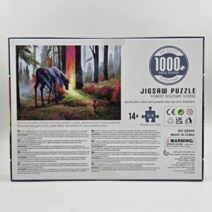 پازل ۱۰۰۰ تکه طرح اسب جنگلی مدل Forest Solitary Horse (ابعاد ۷۰×۵۰ سانتی‌متر)