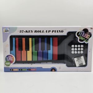 ارگ و پیانو سیلیکونی انعطاف‌پذیر ۳۷ کلید مدل 37-Key Roll Up Piano (دارای ریتم و قابلیت ضبط)