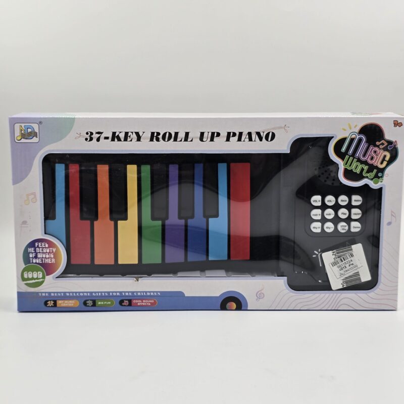 ارگ و پیانو سیلیکونی انعطافپذیر ۳۷ کلید مدل 37-Key Roll Up Piano (دارای ریتم و قابلیت ضبط) - Image 2
